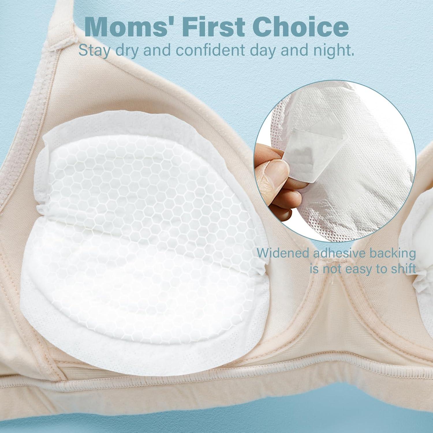 Compresas Desechables para Lactancia 120 Unidades Absorbentes