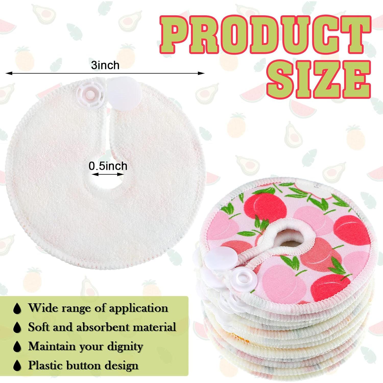 36 Almohadillas de Tubo de Alimentación Algodón Suave 7.5 cm