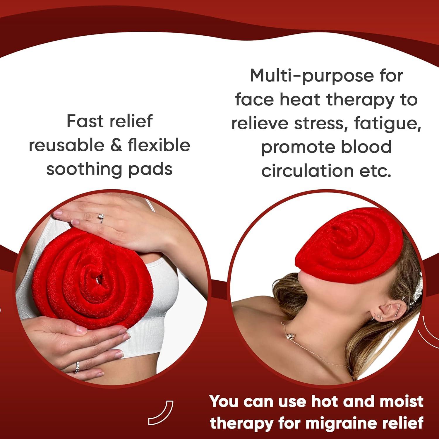 Almohadillas de Calor Reutilizables Actinium 18 cm para Lactancia