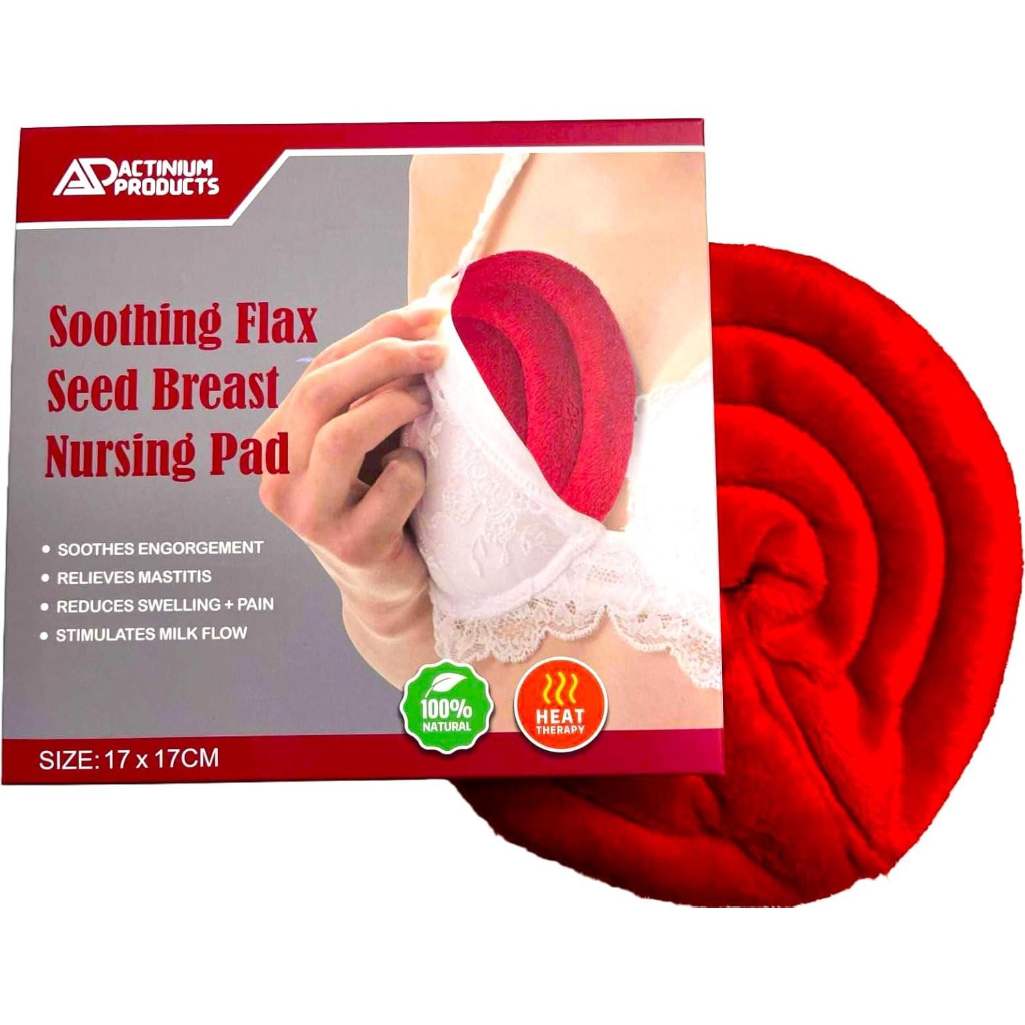 Almohadillas de Calor Reutilizables Actinium 18 cm para Lactancia