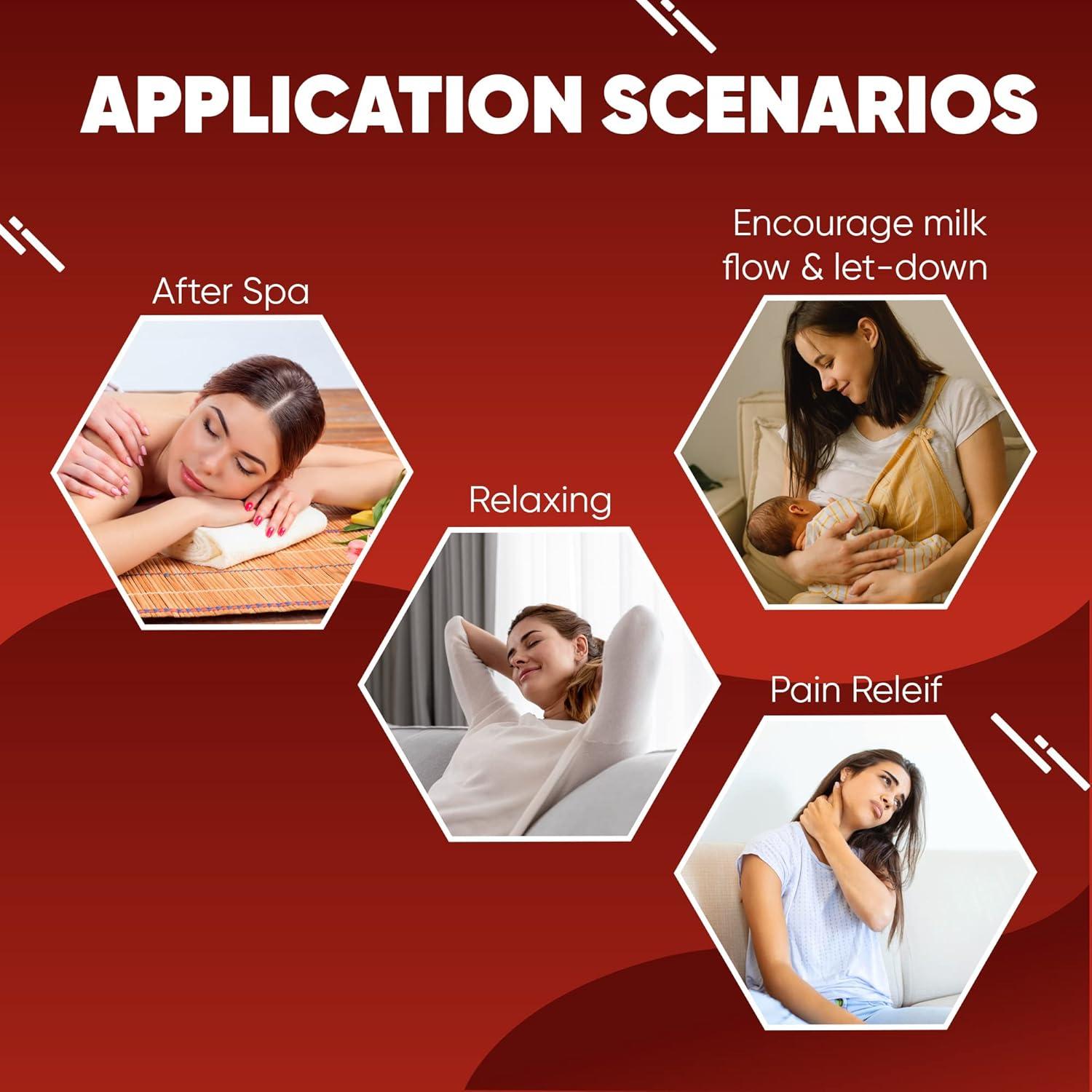 Almohadillas de Calor Reutilizables Actinium 18 cm para Lactancia