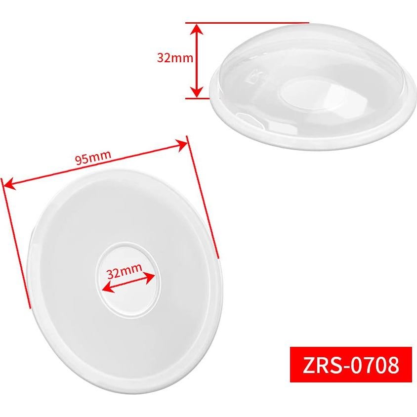 Copa de Lactancia Protectora de Silicona Suave - 2 Unidades