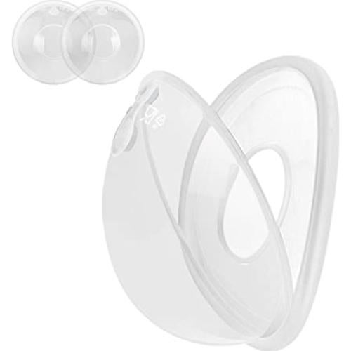 Copa de Lactancia Protectora de Silicona Suave - 2 Unidades