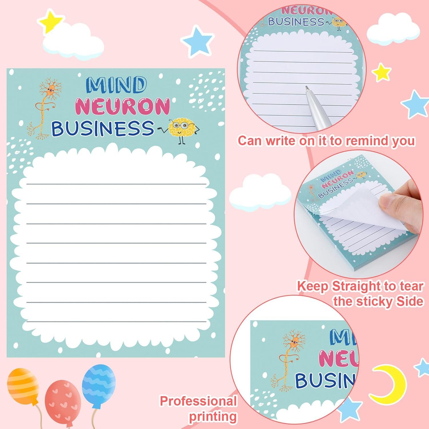 Bloc de Notas Divertido para Enfermeras Jetec - 36 Piezas 7.6x10 cm