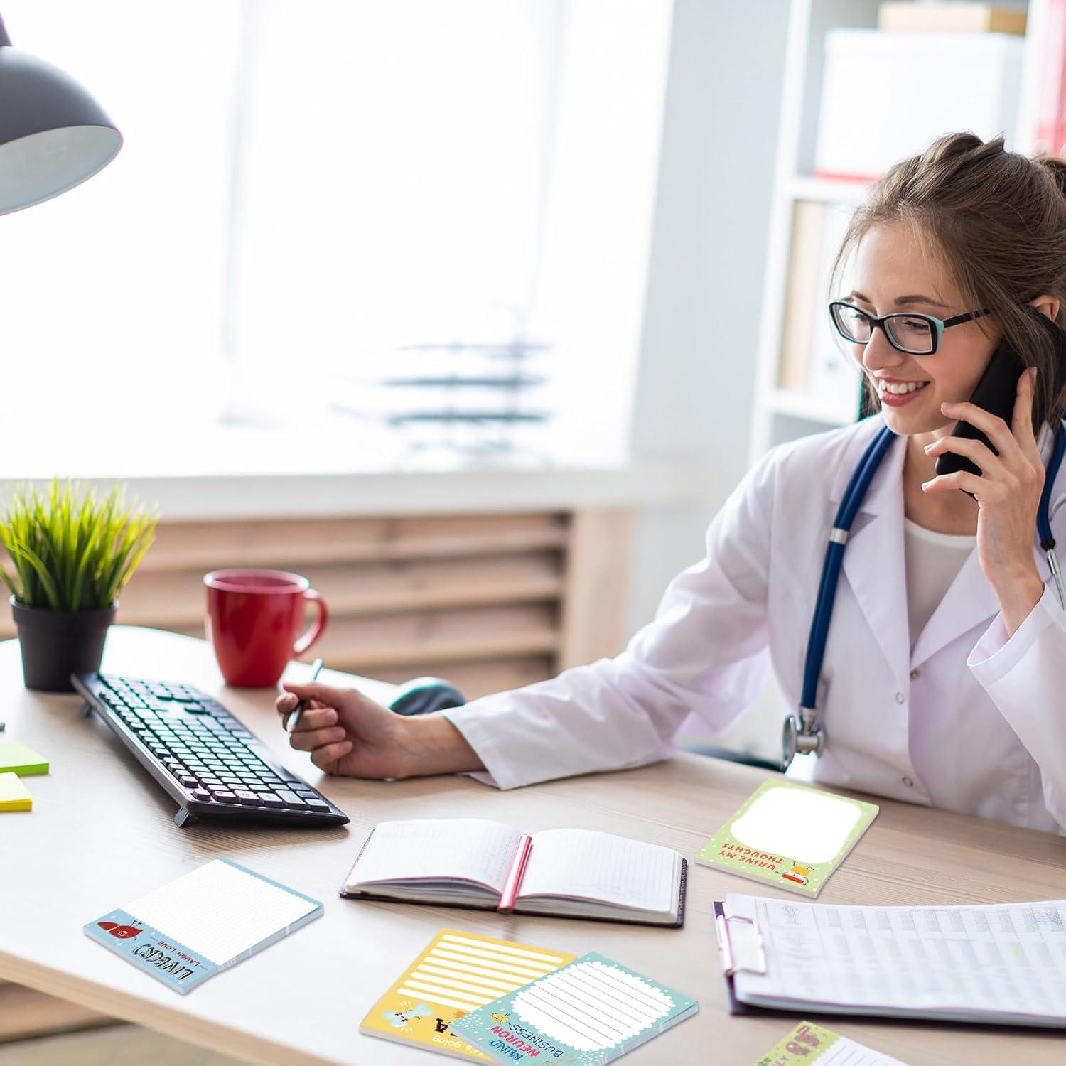 Bloc de Notas Divertido para Enfermeras Jetec - 36 Piezas 7.6x10 cm