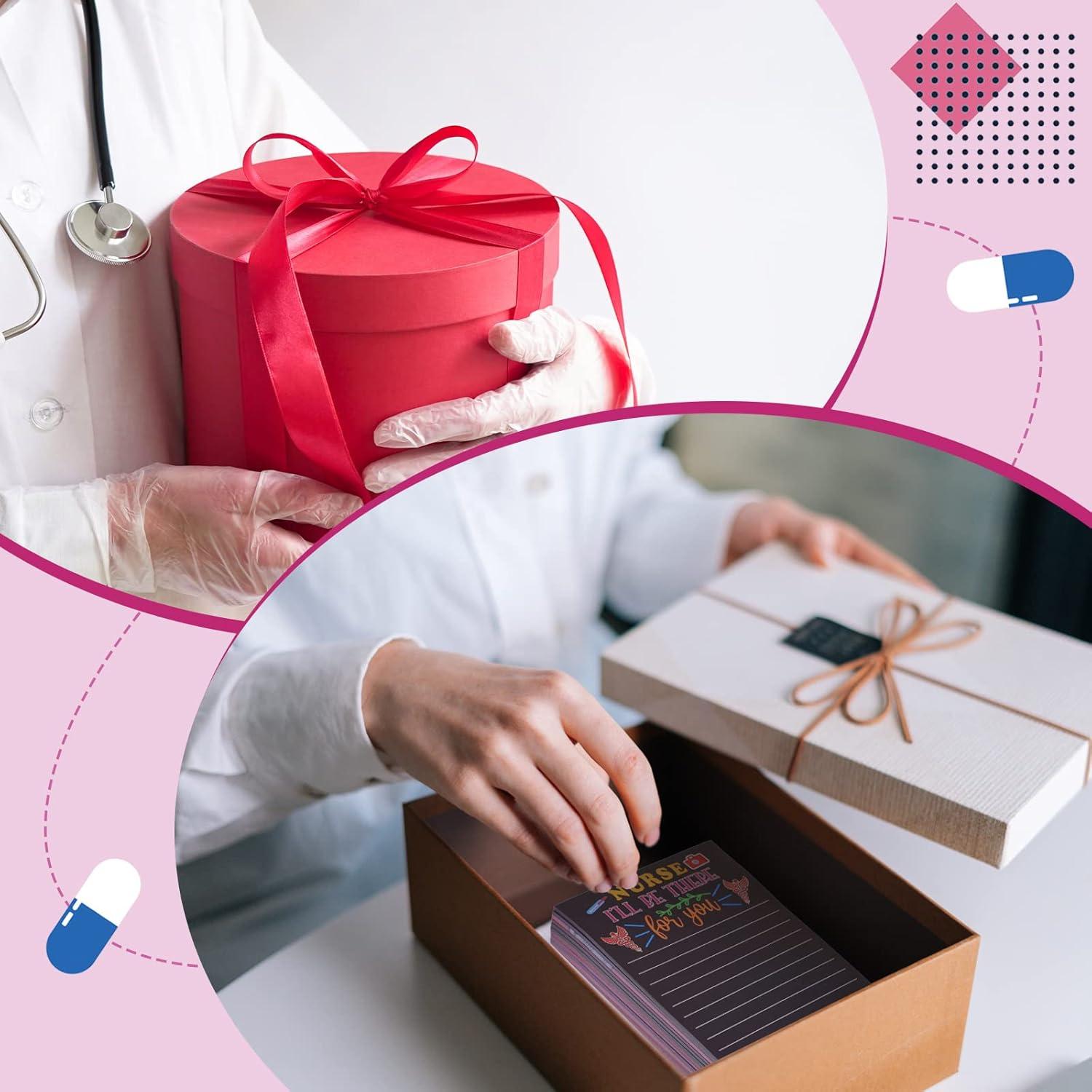 Bloc de Notas Adhesivos para Enfermeras Eaasty - 12 Pcs 10x14 cm