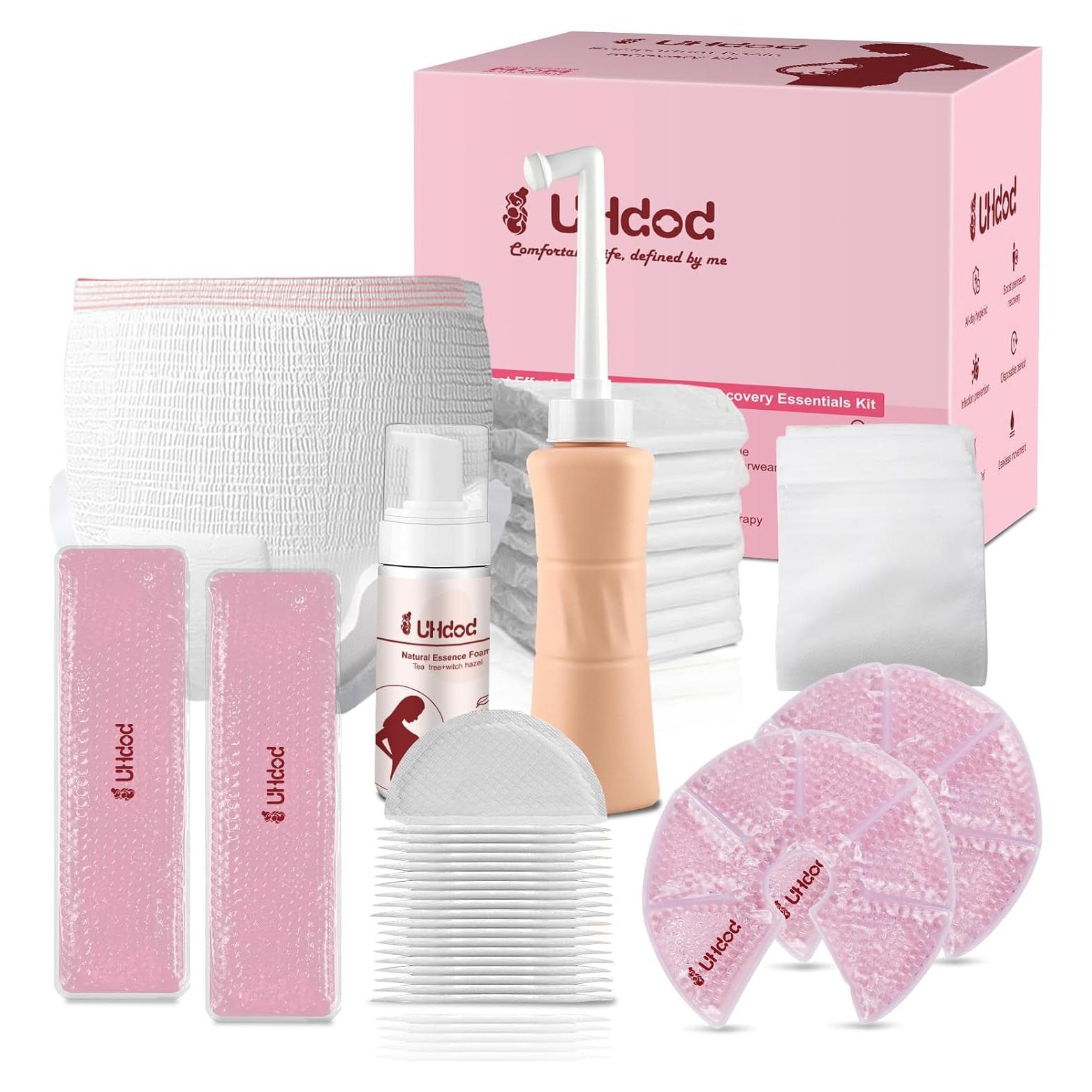Kit Postparto UHdod: Ropa Interior, Almohadillas y Espuma