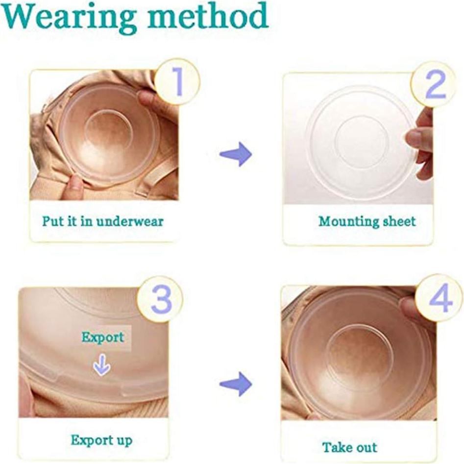 Conchas para Pechos DBS, Reutilizables y Libres de BPA, 2 Piezas