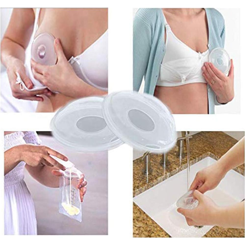 Conchas para Pechos DBS, Reutilizables y Libres de BPA, 2 Piezas