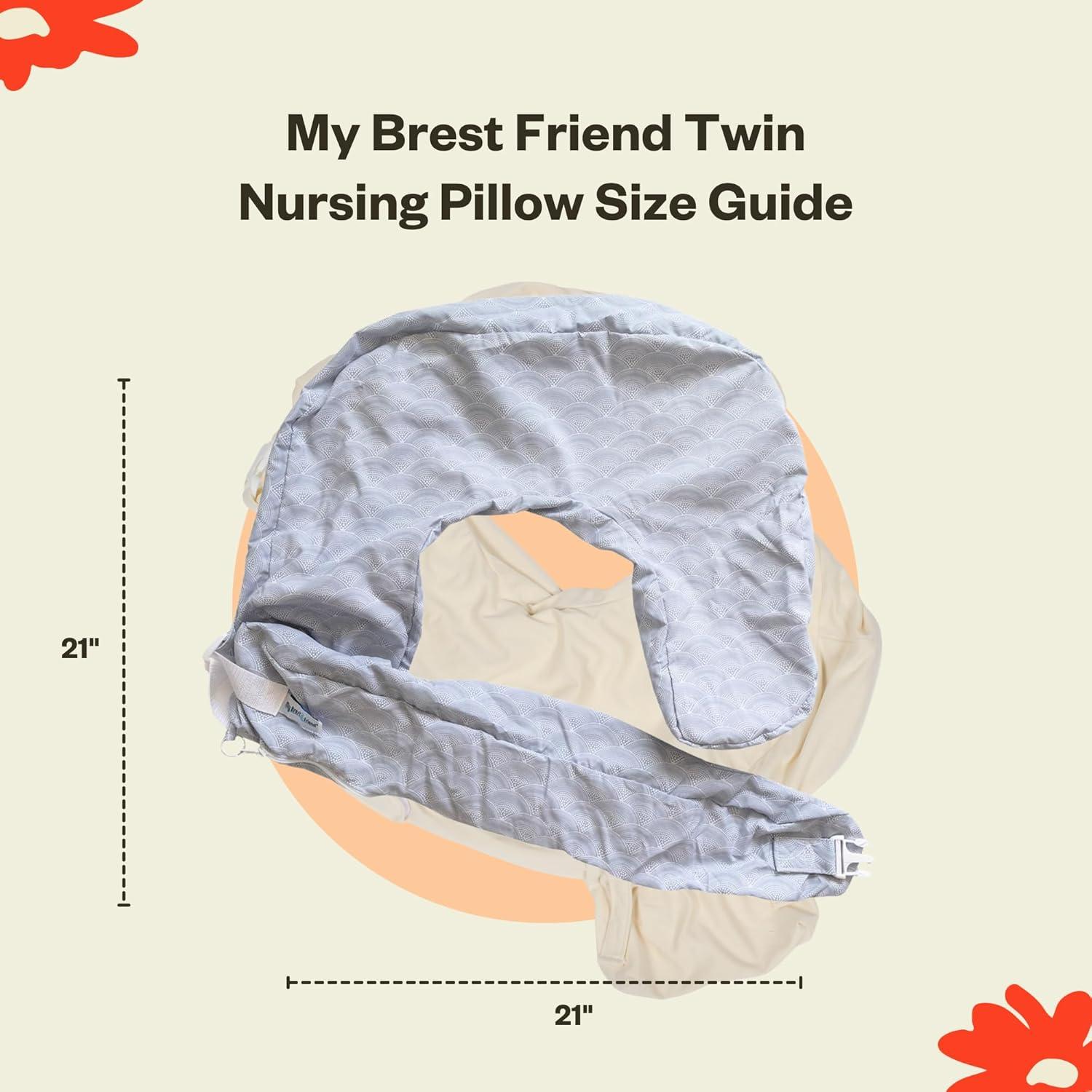 Funda de Almohada de Lactancia My Brest Friend - Gemelos - Horizonte