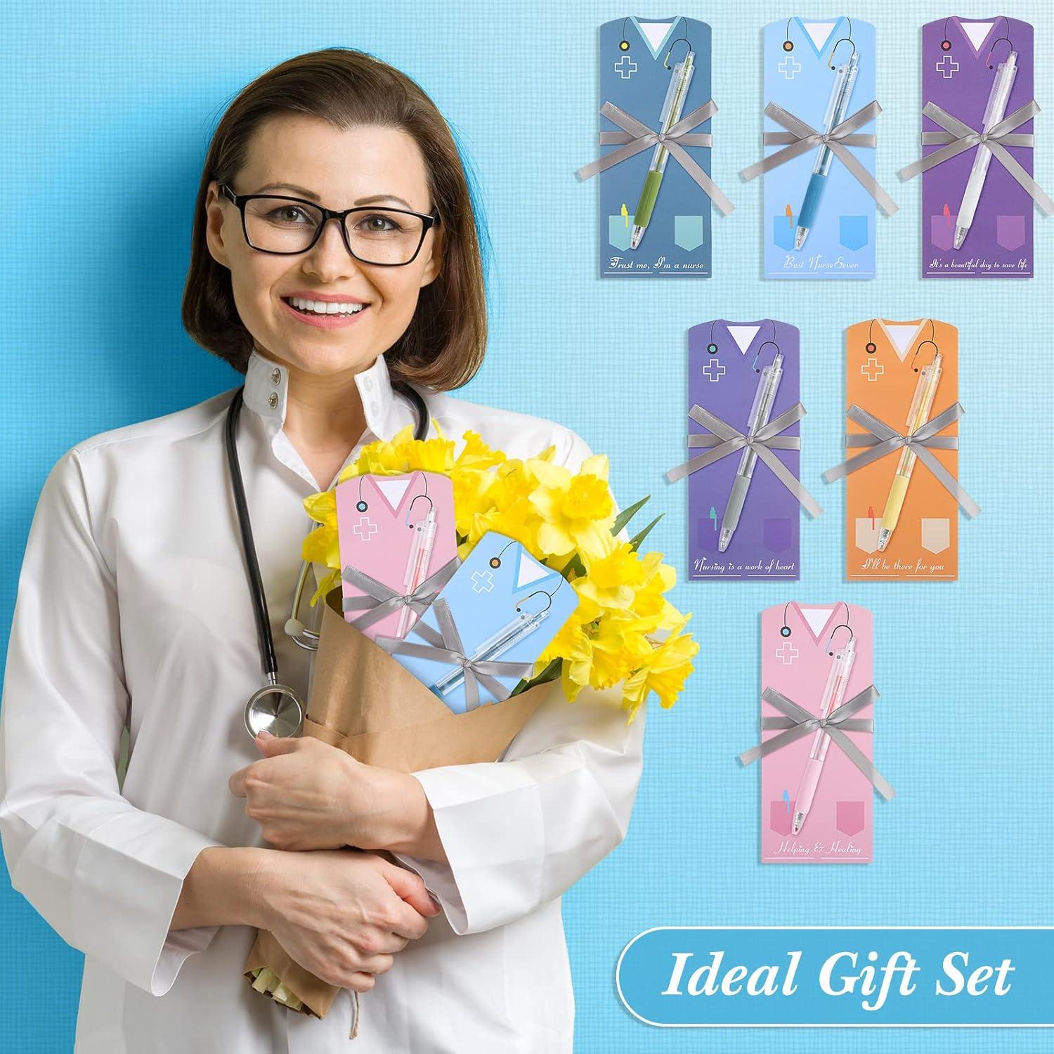 Set de Bloc de Notas para Enfermeras Fuutreo - 12 Piezas con Bolígrafos