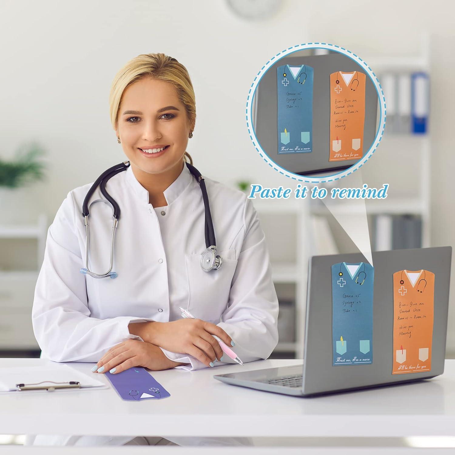 Set de Bloc de Notas para Enfermeras Fuutreo - 12 Piezas con Bolígrafos