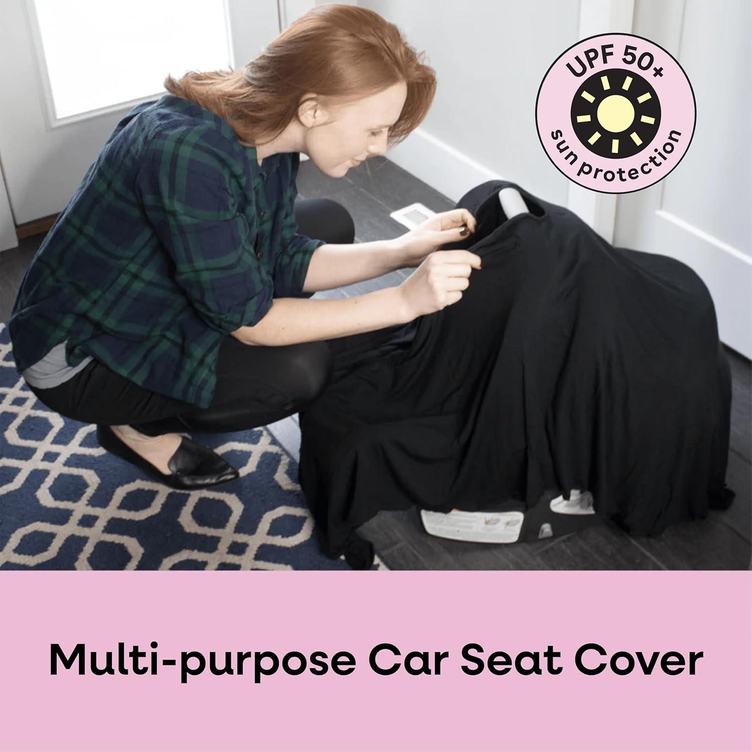 Chal de Lactancia Bamboobies - Cubierta Ultra-Suave Negra