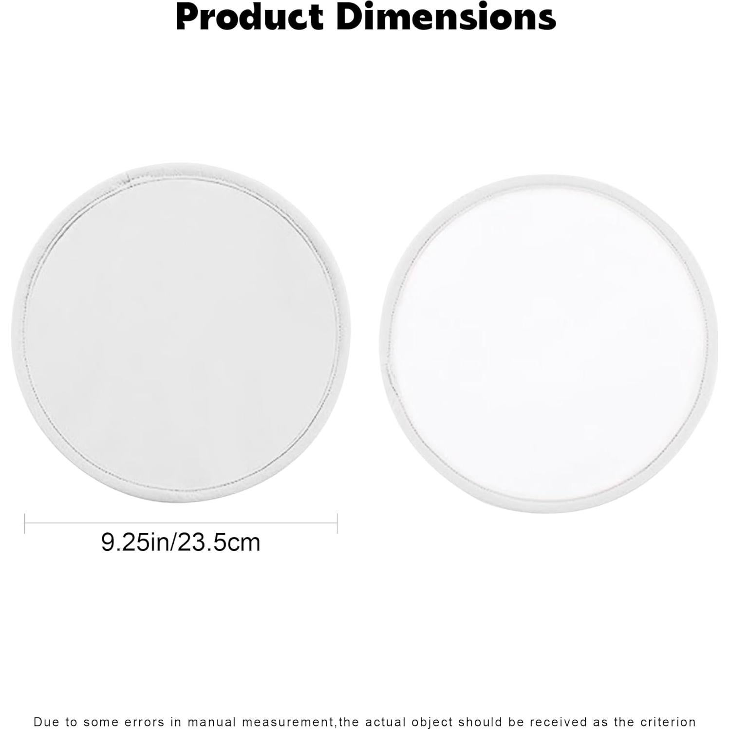 2 Almohadillas de Aceite de Ricino Orgánico Heyiminy 24 cm