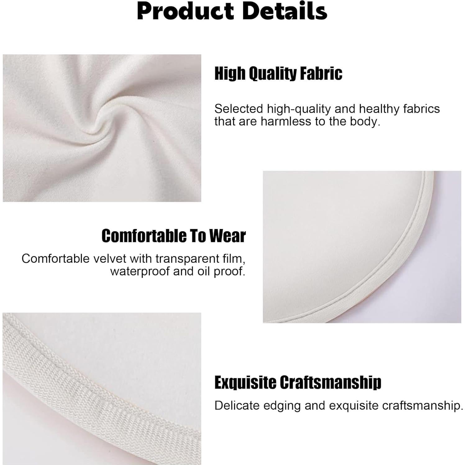 2 Almohadillas de Aceite de Ricino Orgánico Heyiminy 24 cm