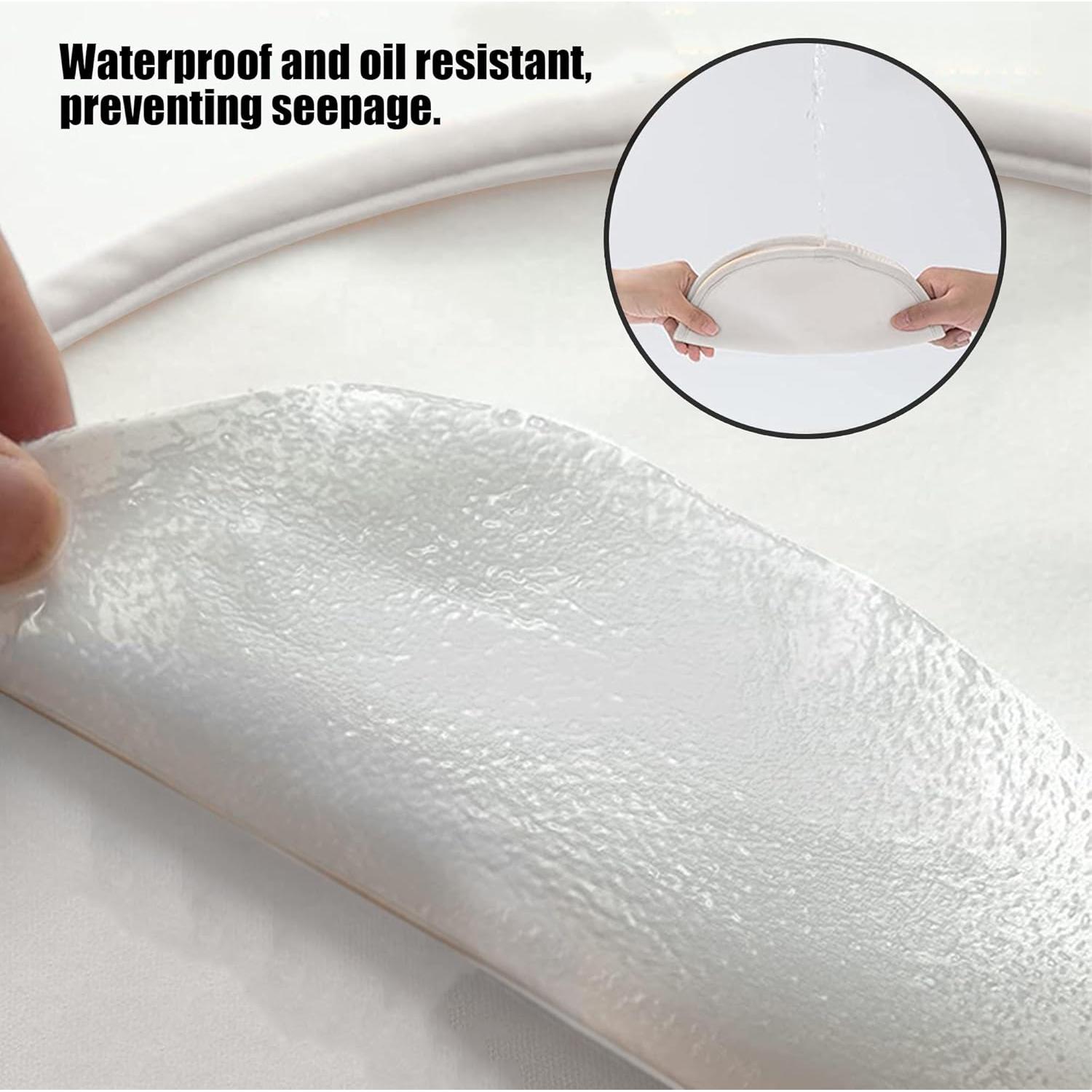 2 Almohadillas de Aceite de Ricino Orgánico Heyiminy 24 cm