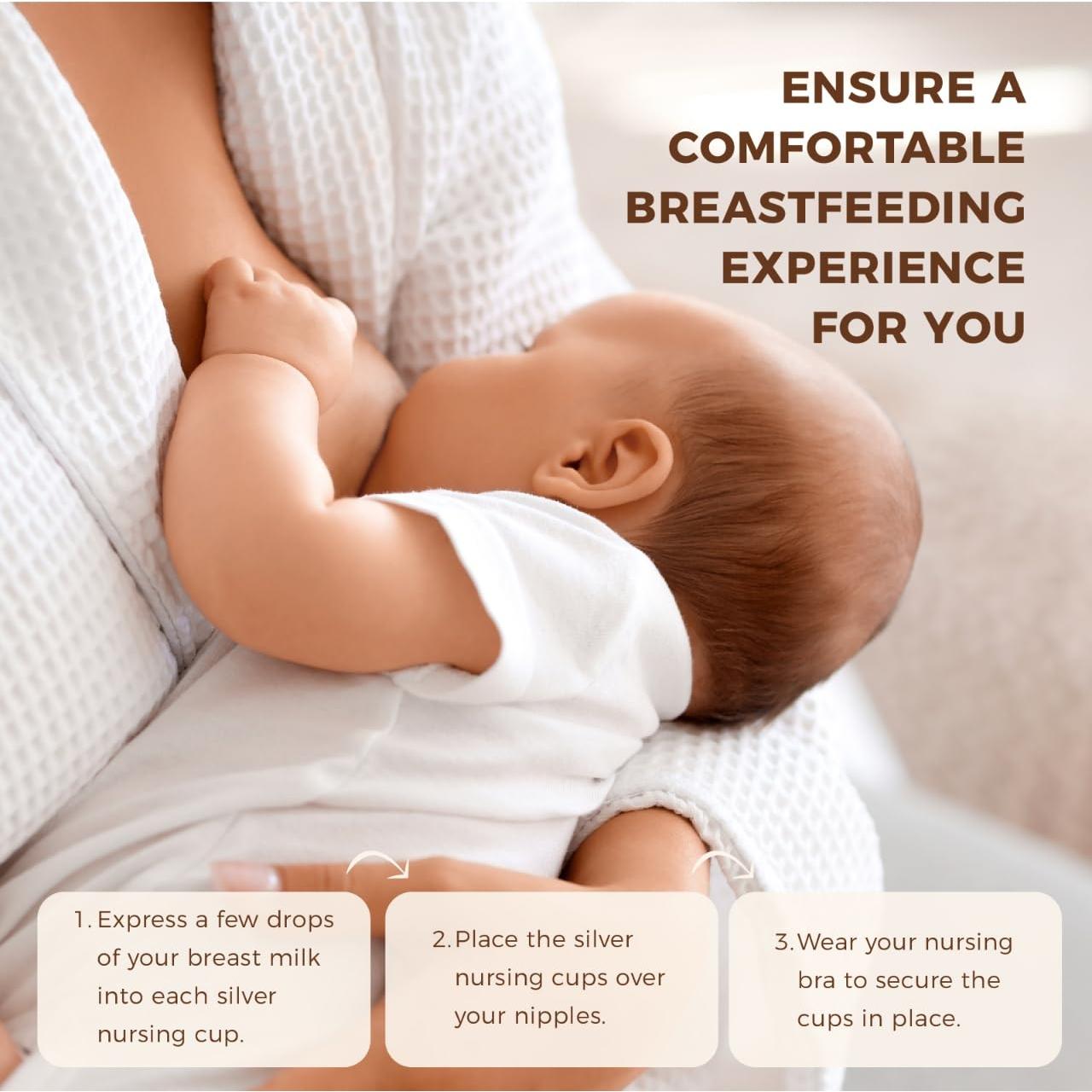 Tazas de Lactancia de Plata Pura 999 Le Petit Journey