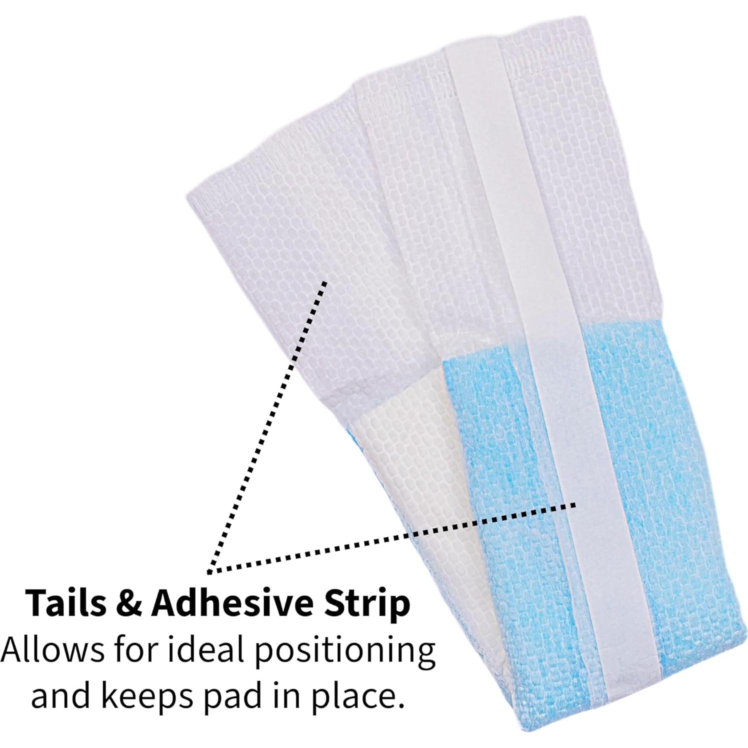 Almohadillas Postparto Extra Largas Vakly 24 Unidades 50.8x7.62cm