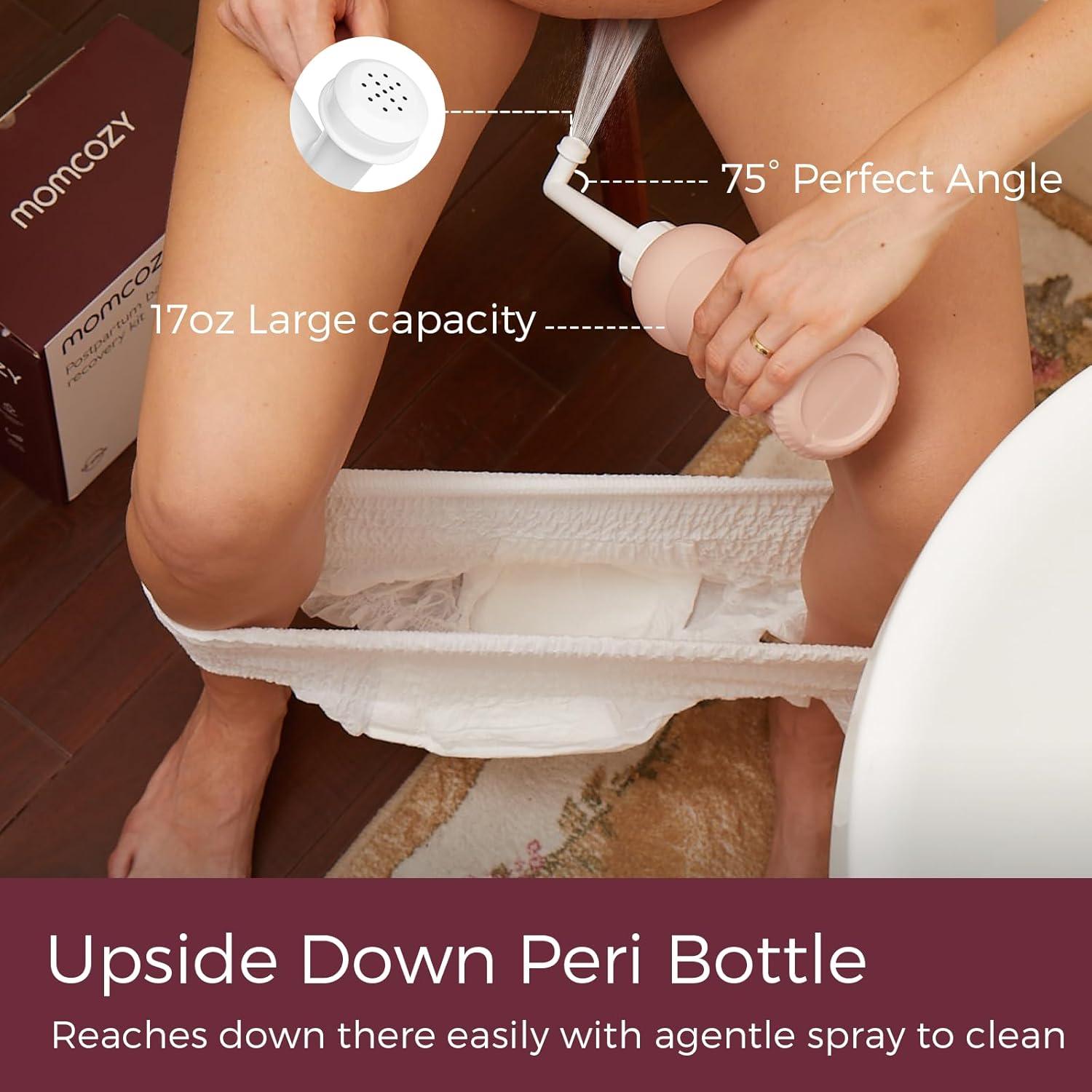 Kit Postparto Esenciales Momcozy - 12 Piezas, Ropa Interior y Almohadillas