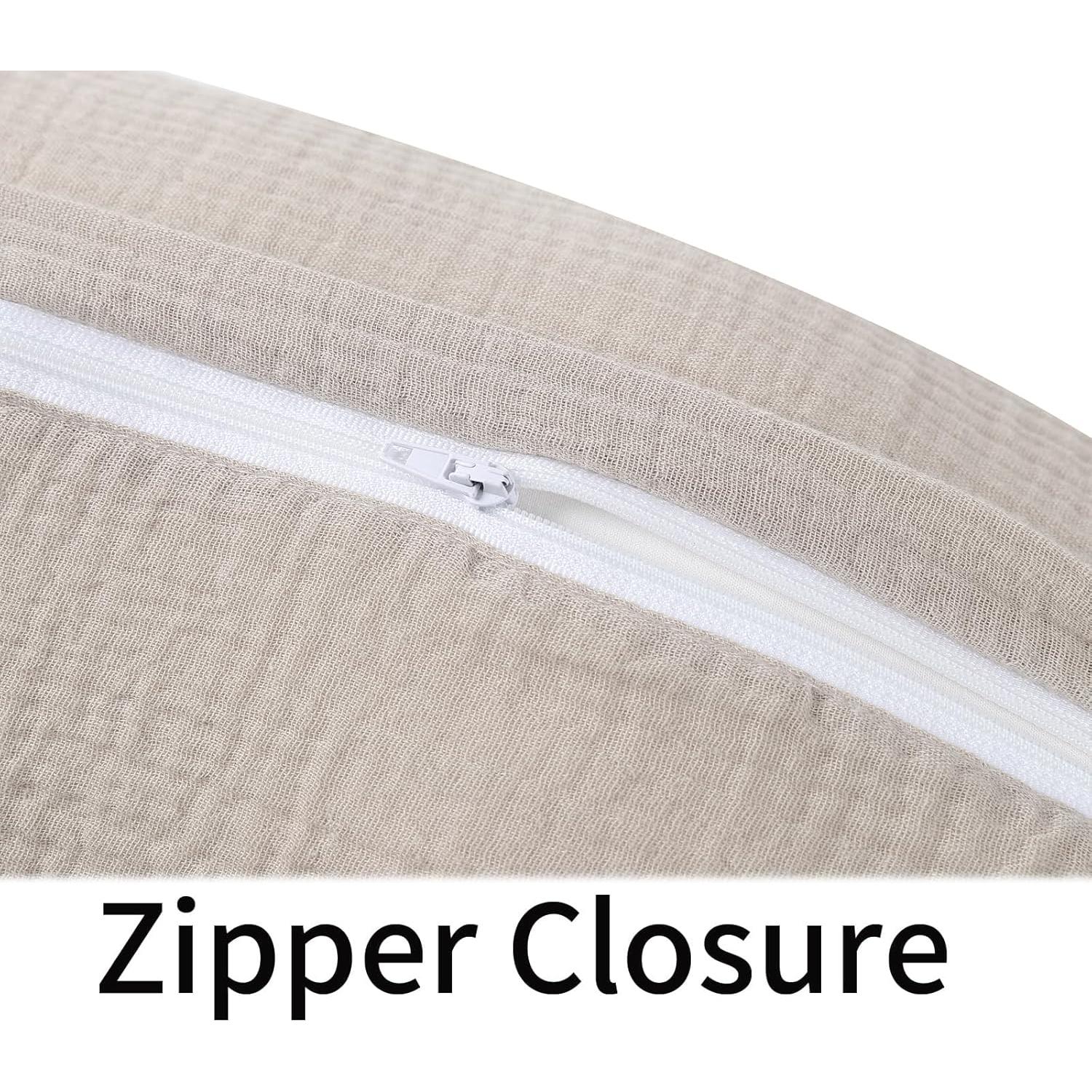 Funda de Almohada de Lactancia Onacosht 100% Algodón Estándar Niebla