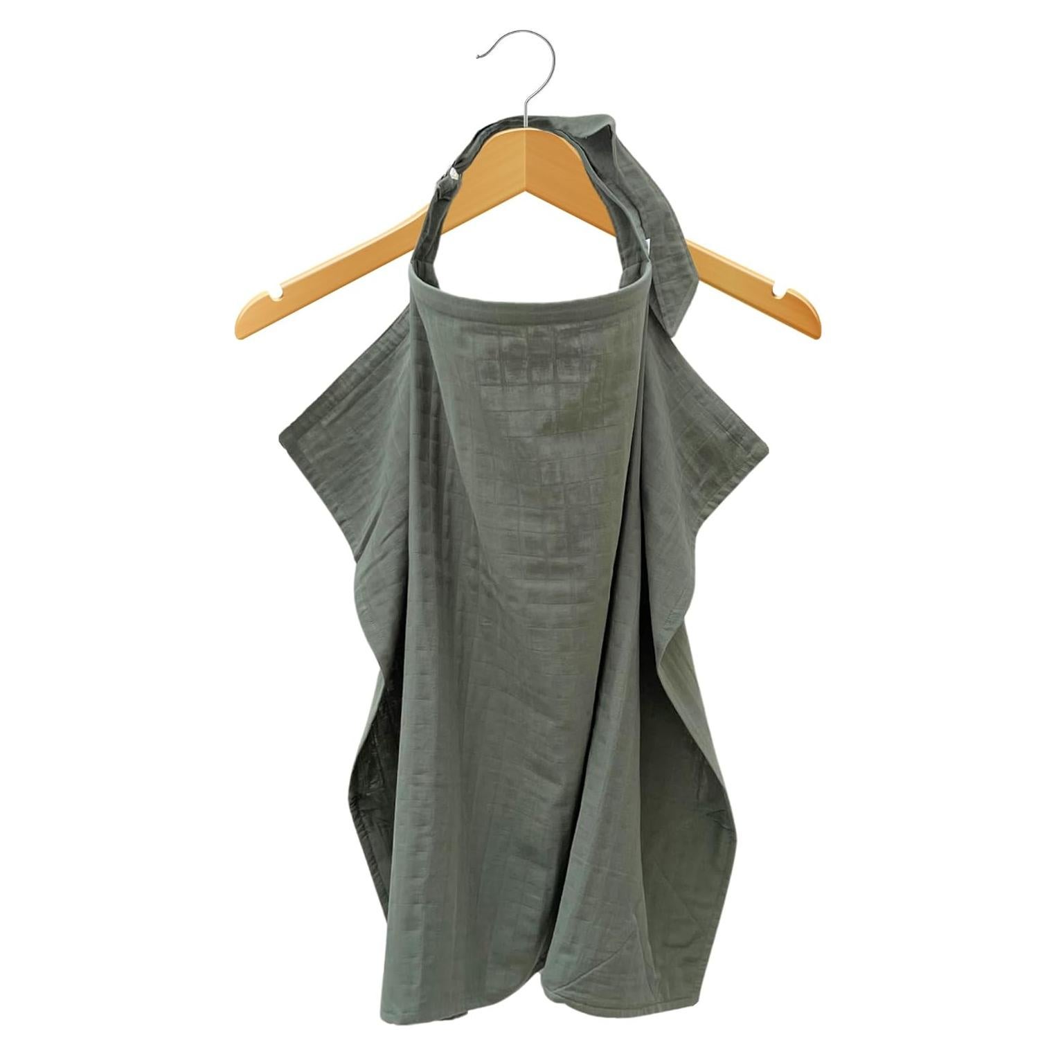 Cubierta de Lactancia MOZAH 100% Algodón Orgánico Verde Romano