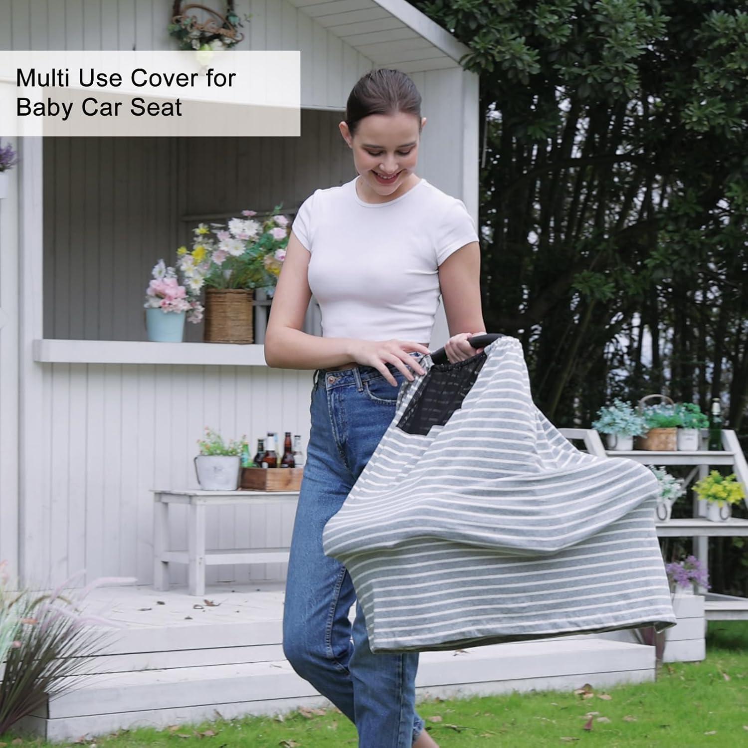 Cubierta de Lactancia Zdolmy con Malla Transparente y Correas Ajustables