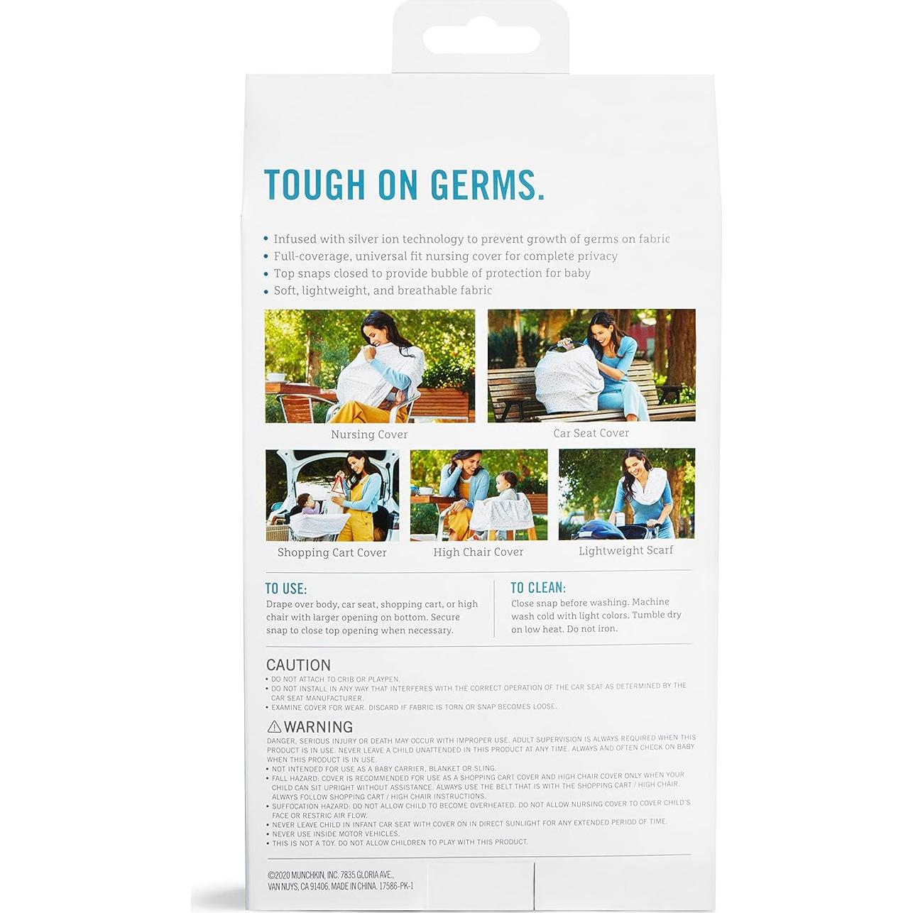 Cubierta de Lactancia Munchkin Milkmakers 5-en-1 Cielos Tranquilos