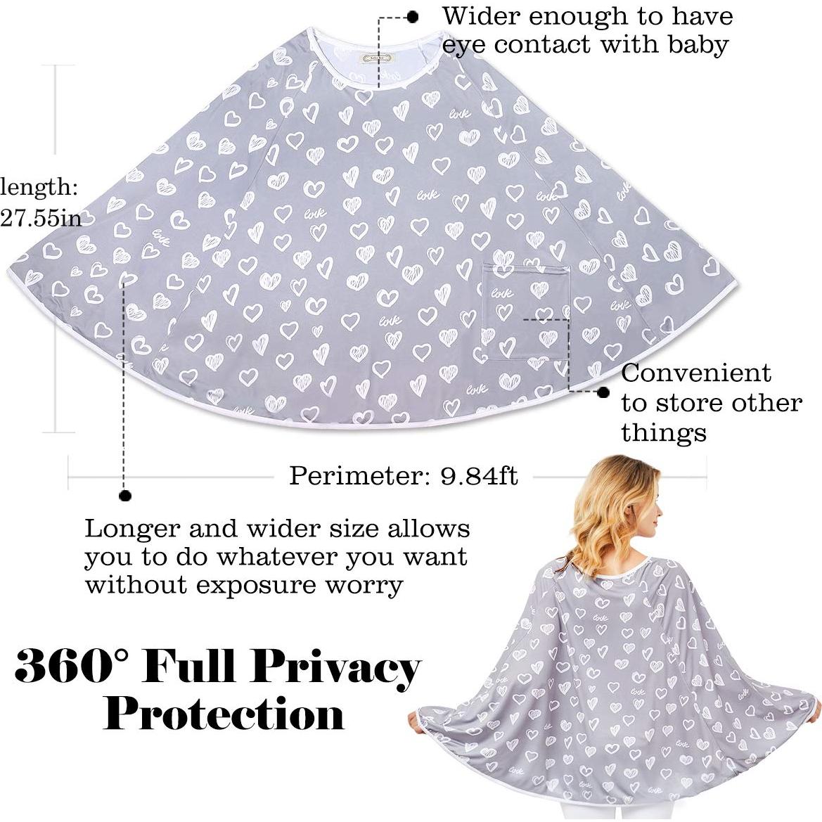 Cubierta de Lactancia Poncho Huatian - Privacidad 360°