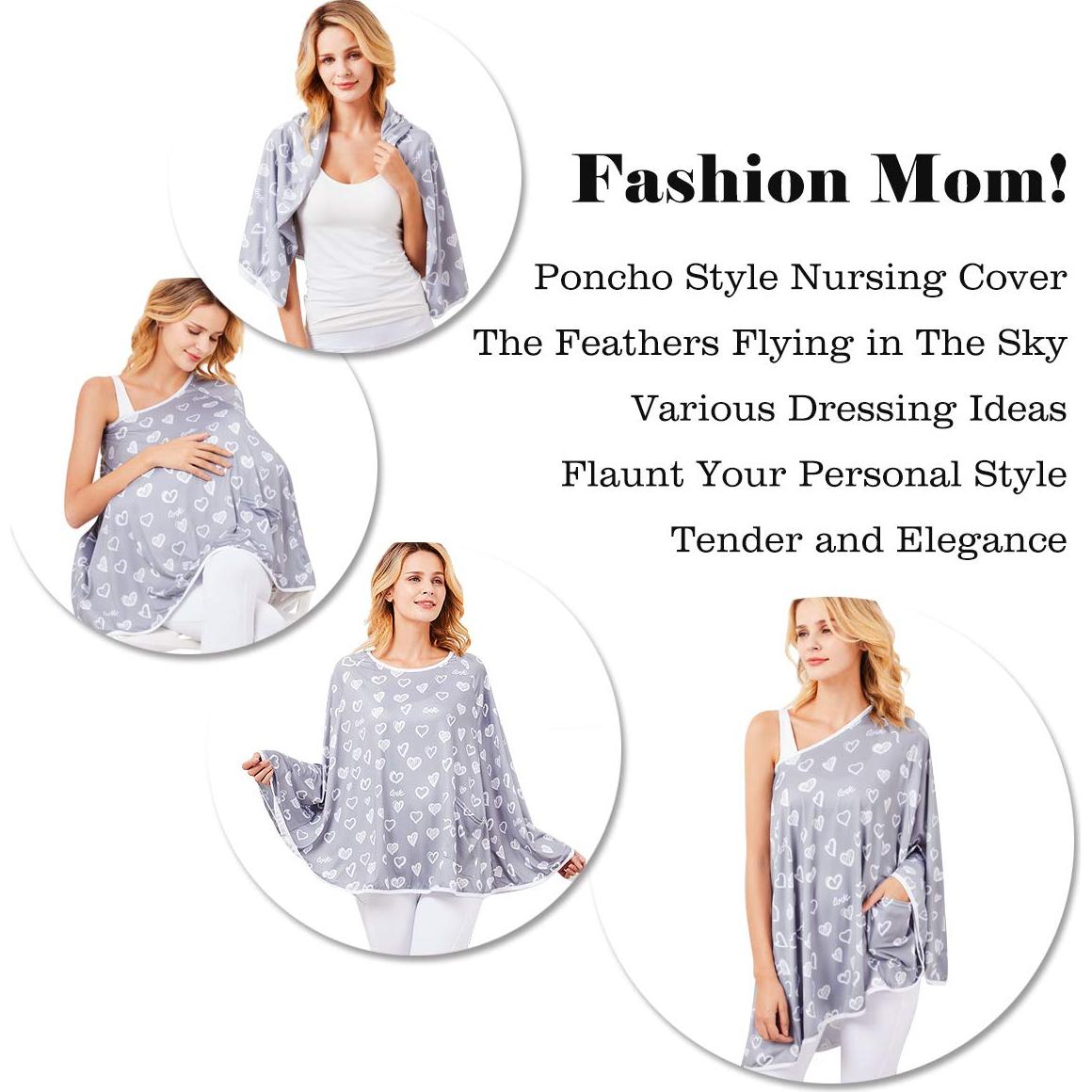 Cubierta de Lactancia Poncho Huatian - Privacidad 360°
