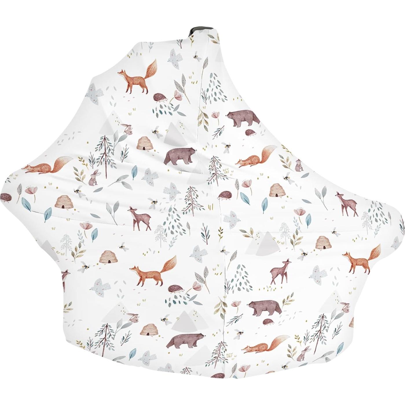 Cubierta de Lactancia Unisex para Bebé Animal 2 - Poliester