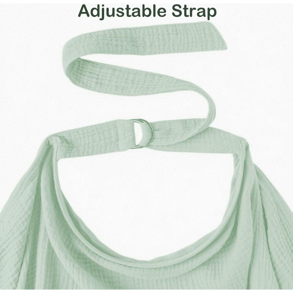 Cubierta de Lactancia 100% Algodón Muselina Ajustable - 2 Piezas