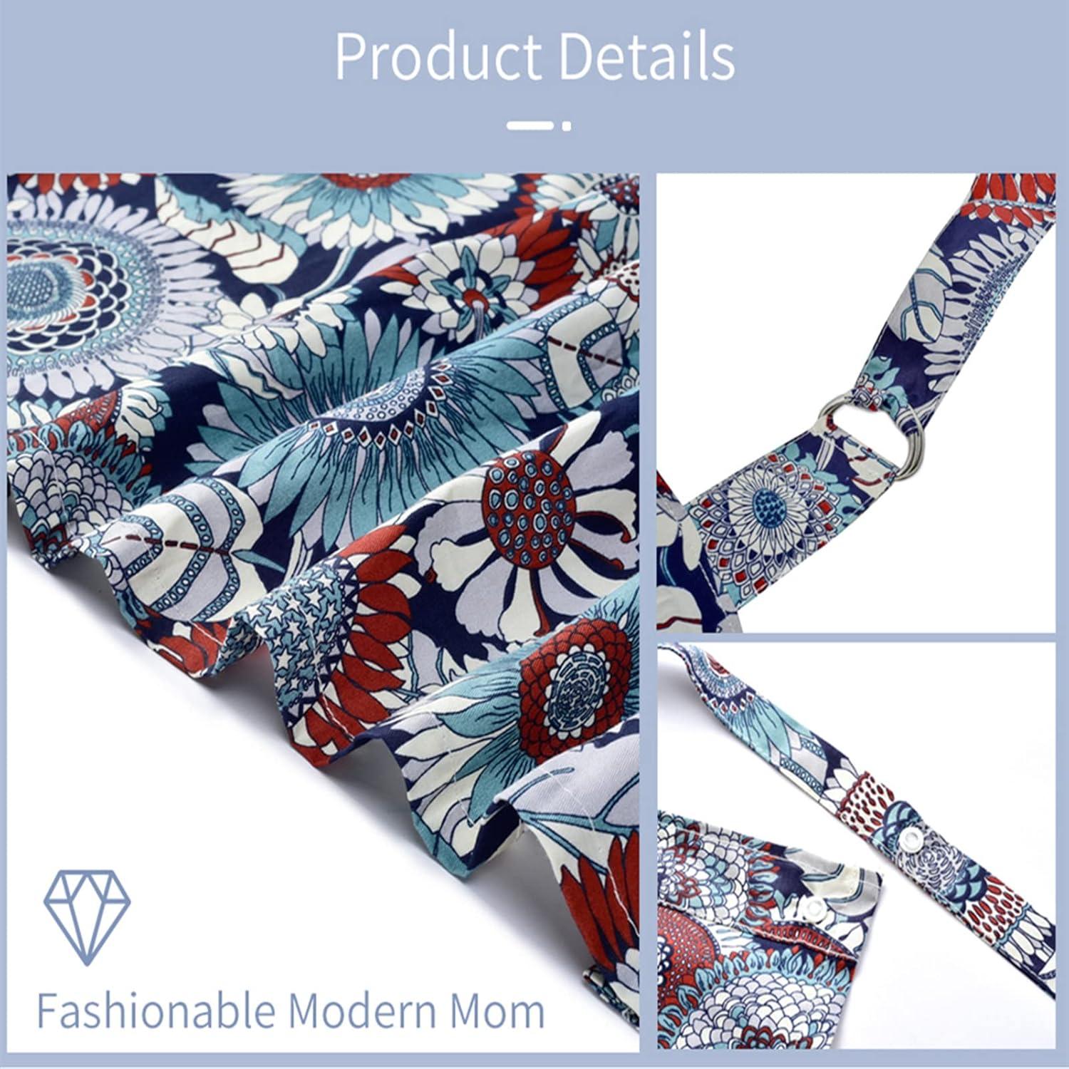 Cobertura de Lactancia Insular Rosa 100% Algodón Ajustable