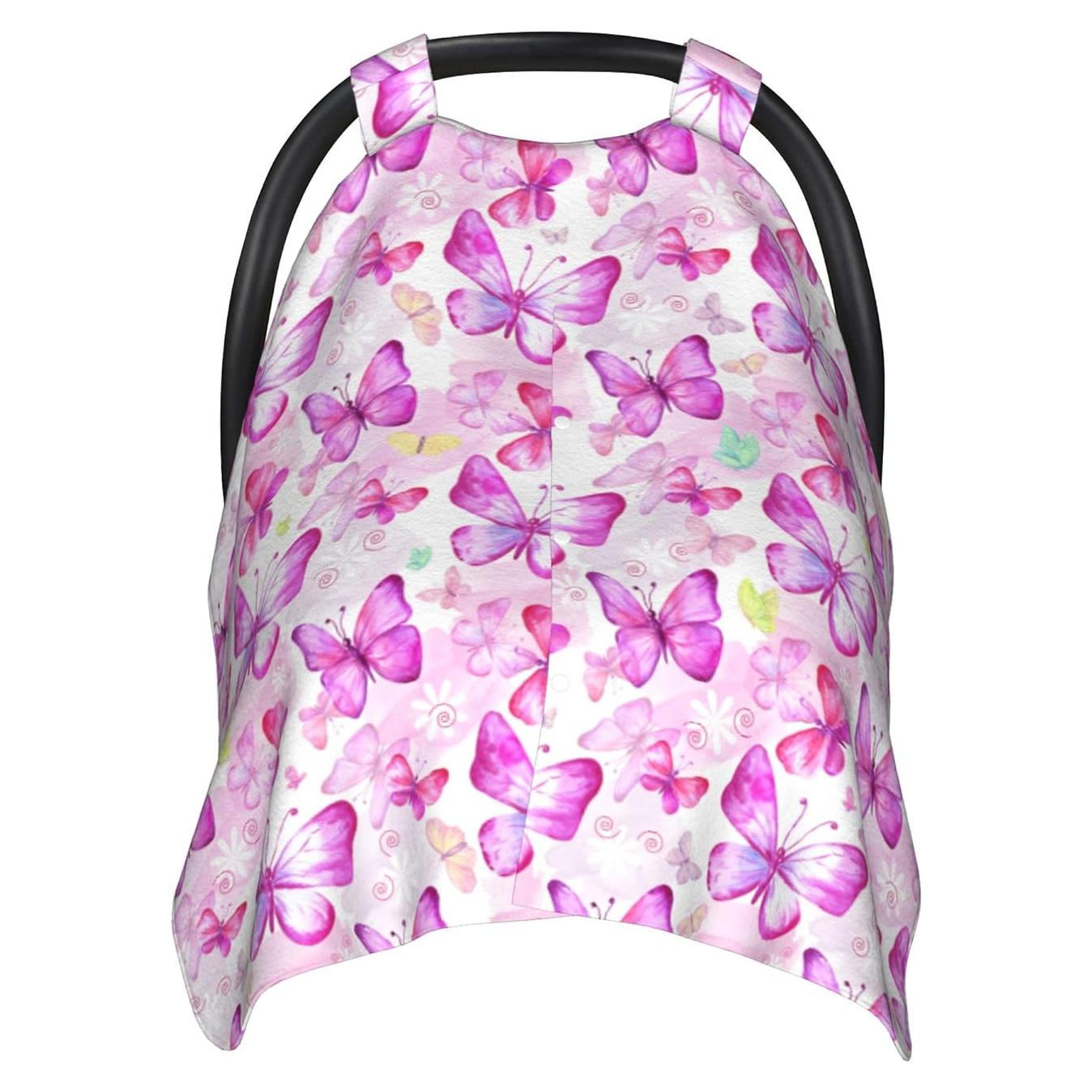 Cubierta Multiuso para Asiento de Auto Mariposa - Lactancia