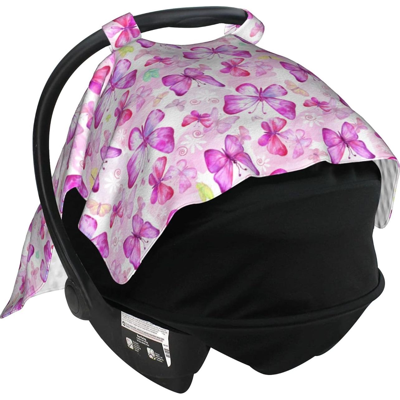 Cubierta Multiuso para Asiento de Auto Mariposa - Lactancia