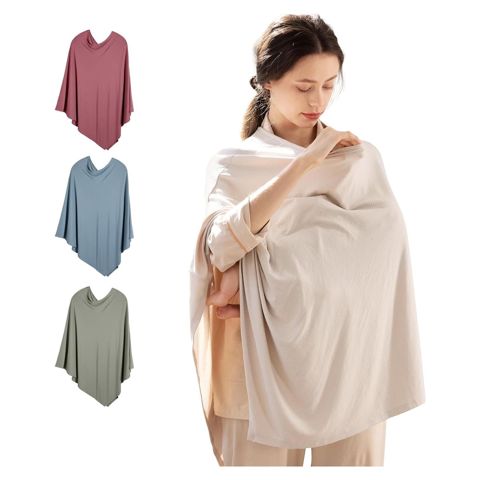 Cubierta de Lactancia Bubblepanda Avena 360° Privacidad Suave