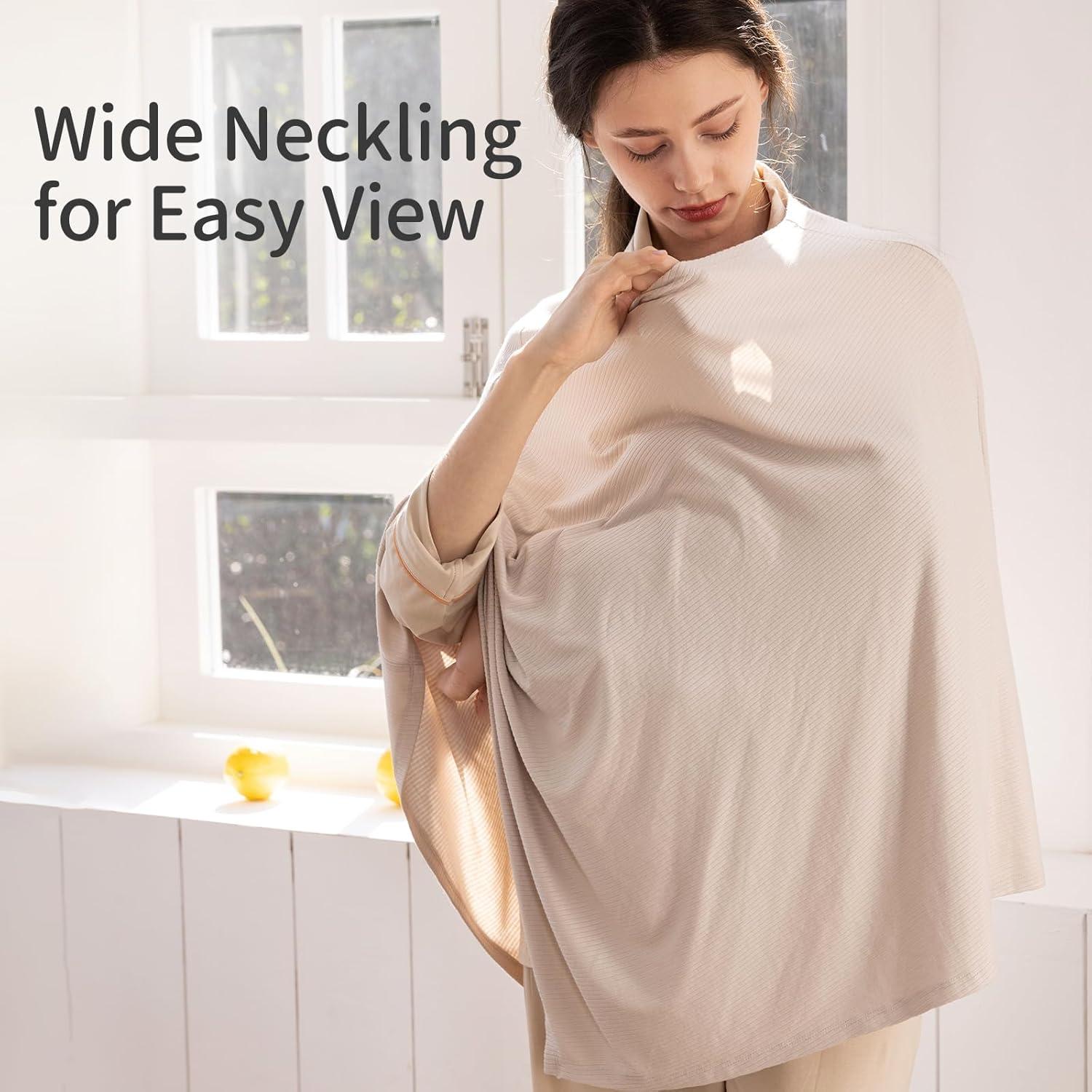 Cubierta de Lactancia Bubblepanda Avena 360° Privacidad Suave