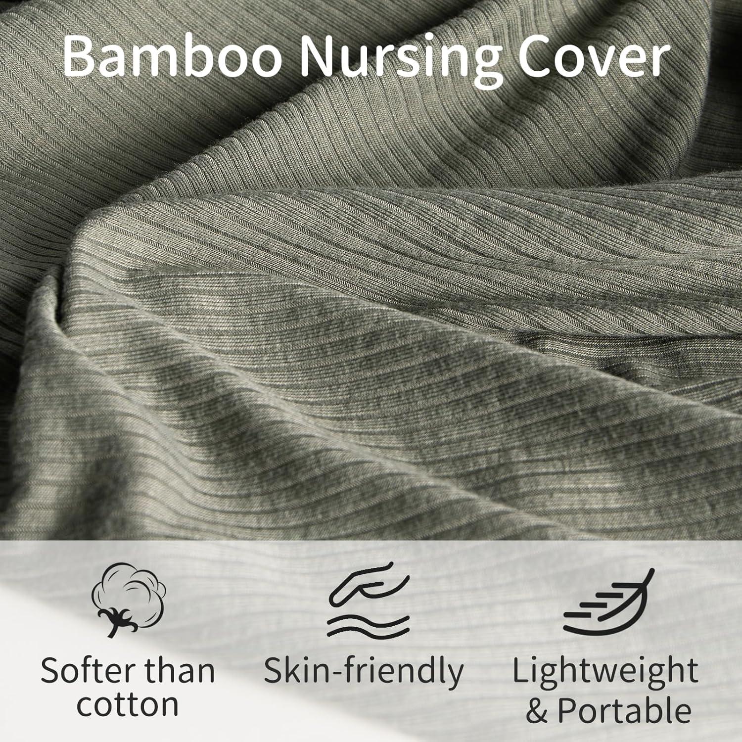 Cubierta de Lactancia Bubblepanda Avena 360° Privacidad Suave