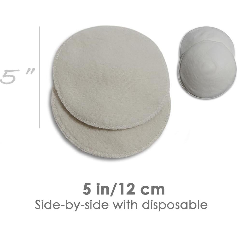 Almohadillas de Lactancia LANACare de Lana Merino - 5 Pulgadas