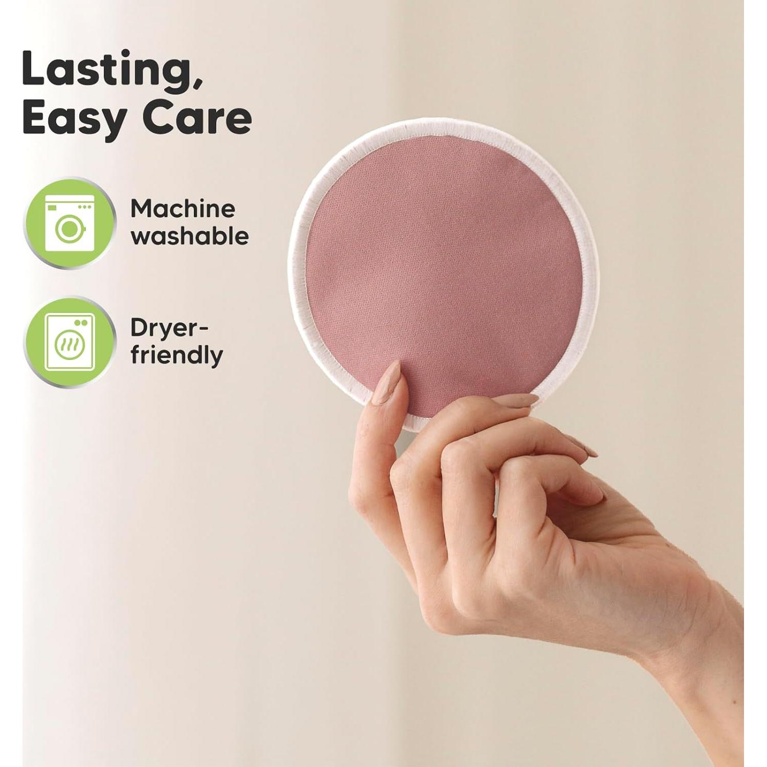 Almohadillas de Lactancia Reutilizables KeaBabies 14 Piezas 9.9 cm