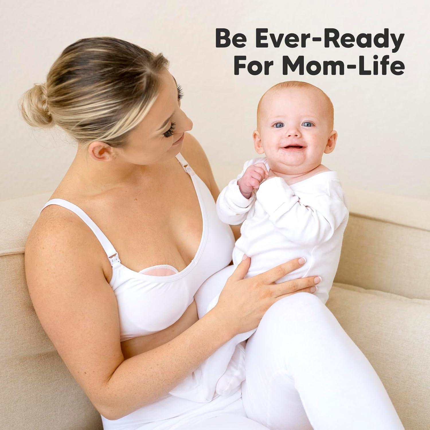 Almohadillas de Lactancia Reutilizables KeaBabies 14 Piezas 9.9 cm