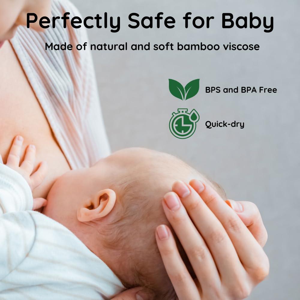 Almohadillas de Lactancia BabyBliss - 14 Reutilizables 9.9 cm