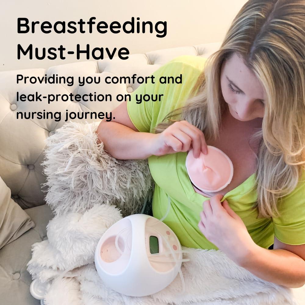 Almohadillas de Lactancia BabyBliss - 14 Reutilizables 9.9 cm