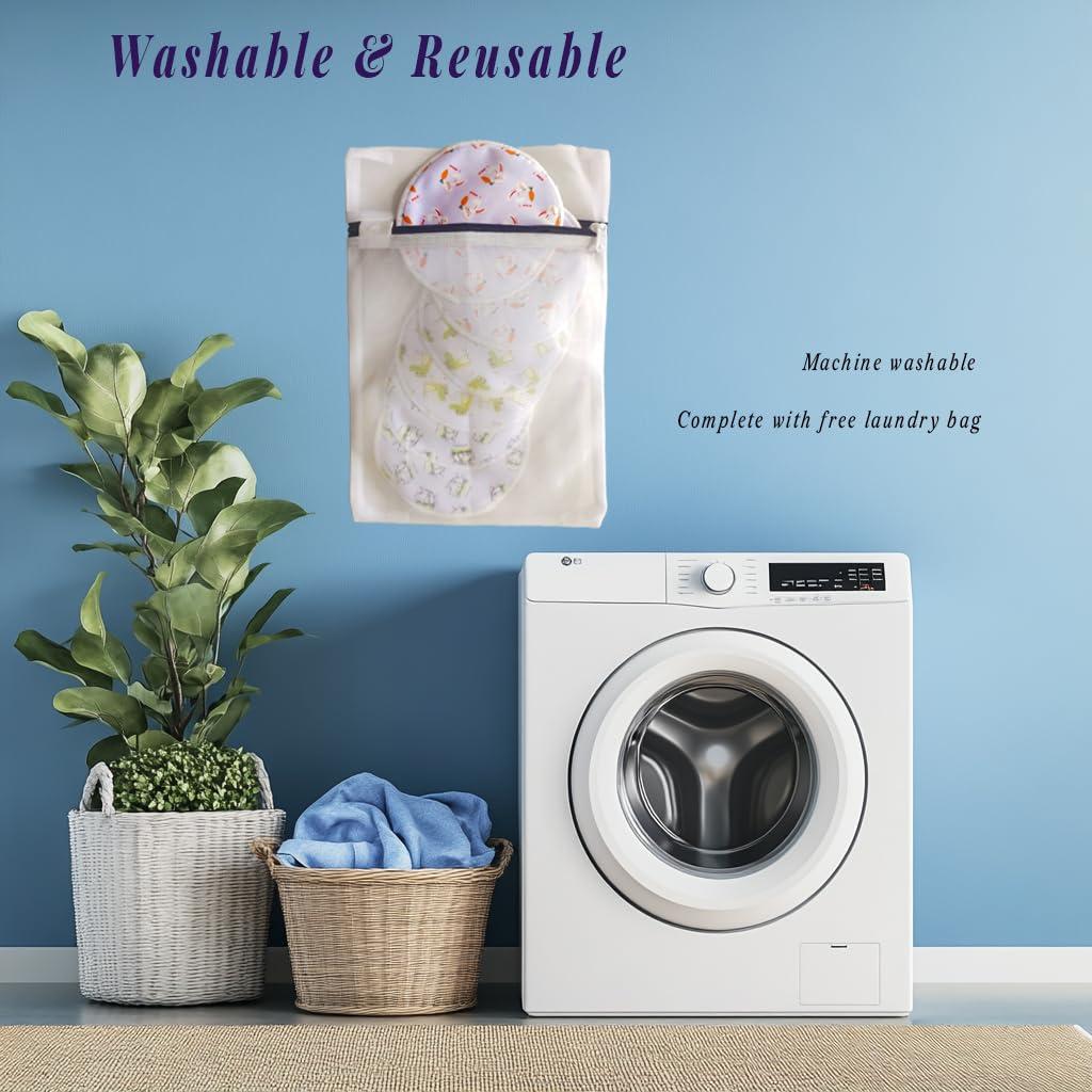 Compresas de Lactancia Reutilizables Soothe - 10 Unidades 12.7 cm