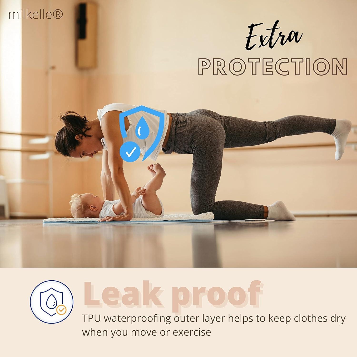 Almohadillas de Lactancia Reutilizables Milkelle 8 Piezas