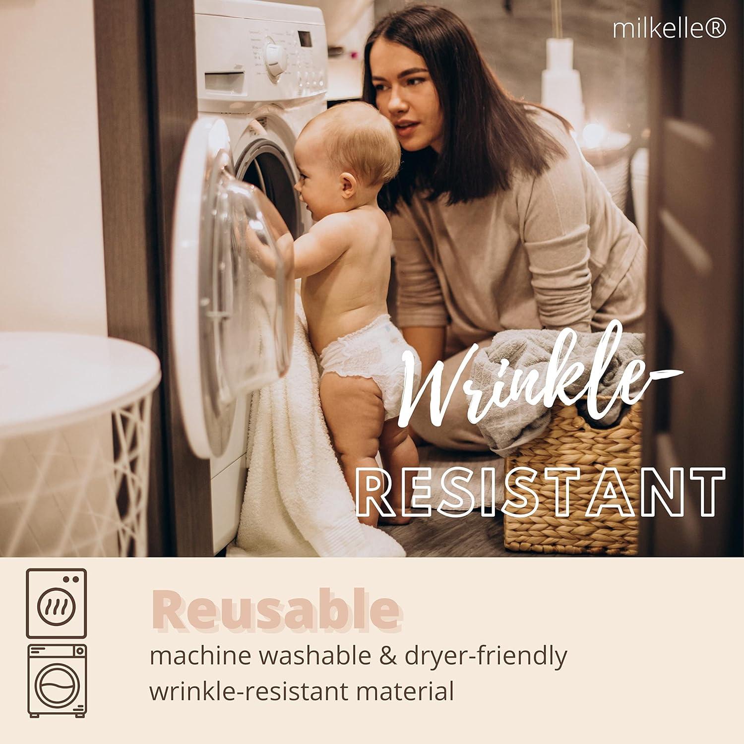 Almohadillas de Lactancia Reutilizables Milkelle 8 Piezas