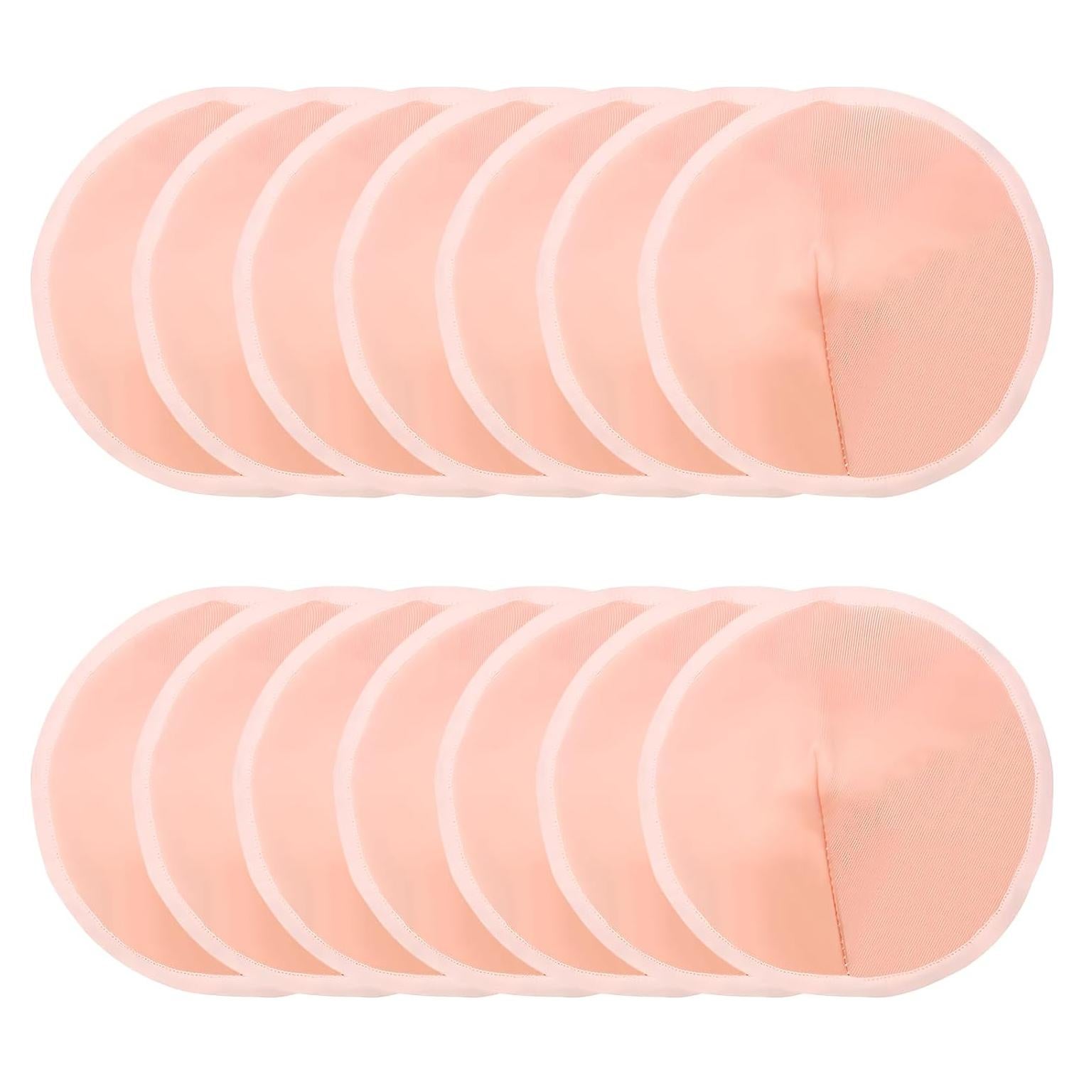 Almohadillas de Lactancia Reutilizables 14 Piezas Absorbentes 15cm