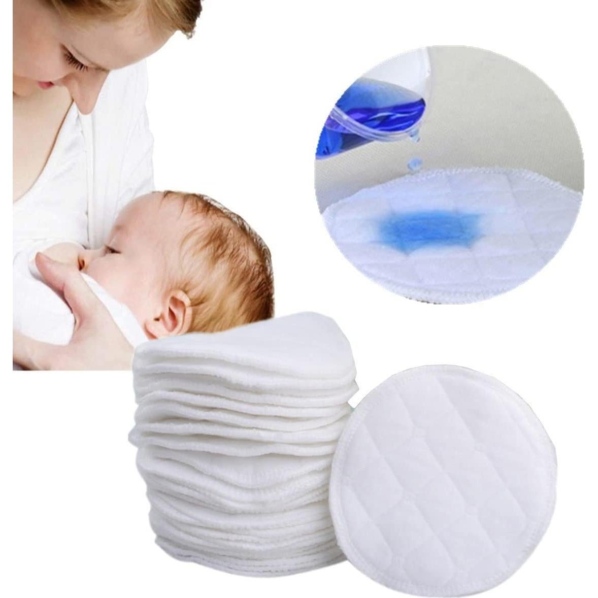 Compresas Reutilizables de Lactancia LapangZi 12 Piezas Algodón