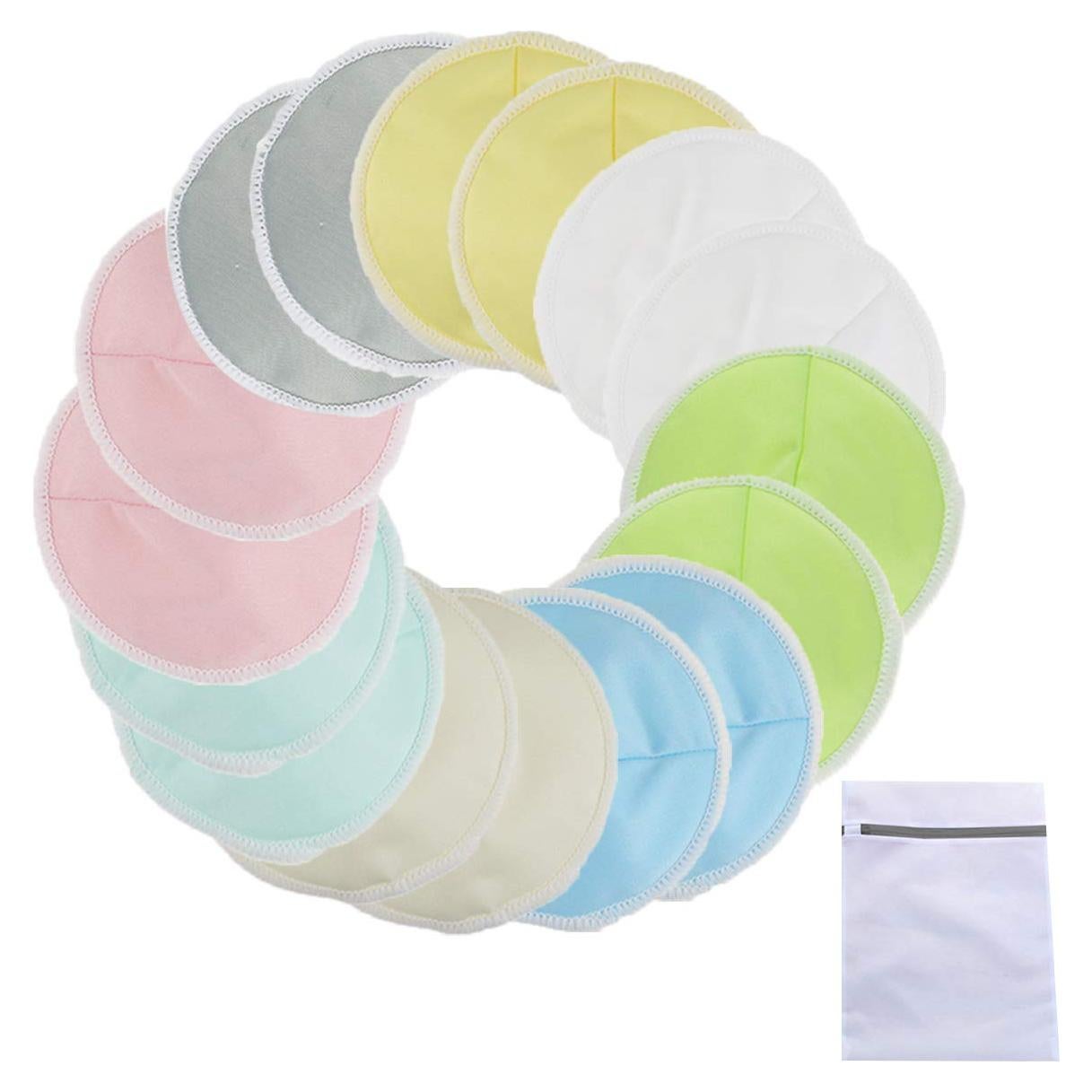 Almohadillas de Lactancia Orgánicas Jakuva 16 Piezas Reutilizables