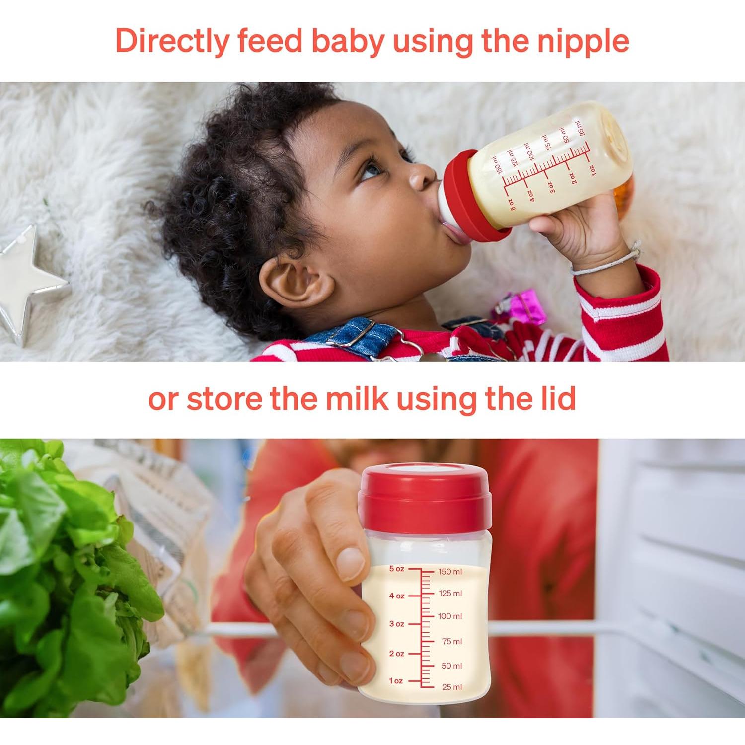 Extractor de Leche Manual BPA Free Robust con 3 Bolsas