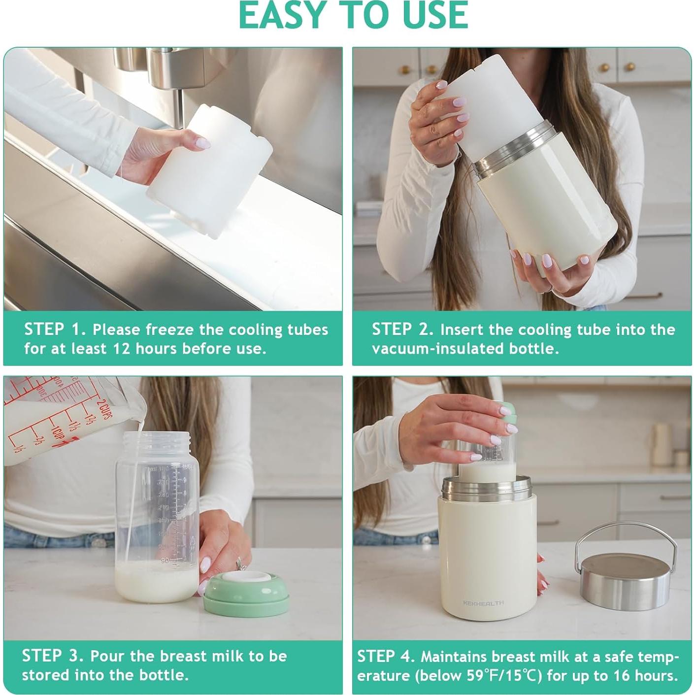 Enfriador de Leche Materna Portátil 11oz - PBMC-01-011